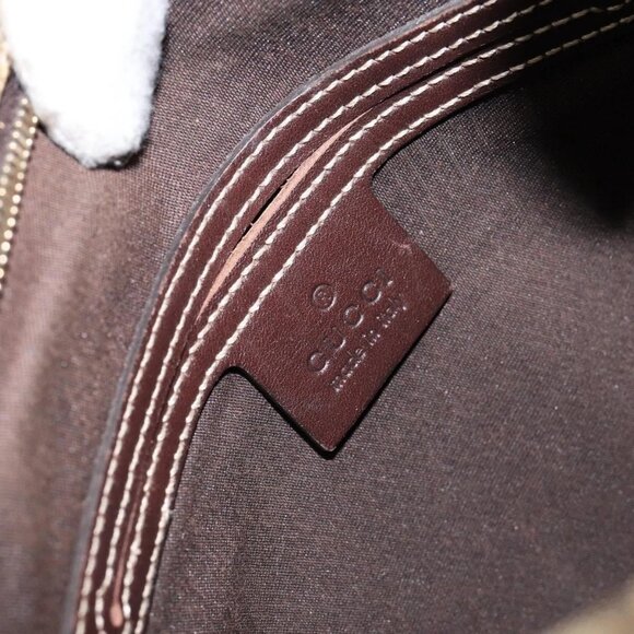 GUCCI GG Supreme Shoulder Bag PVC Beige Gold 201538 Auth yk19709 - Picture 11 of 16